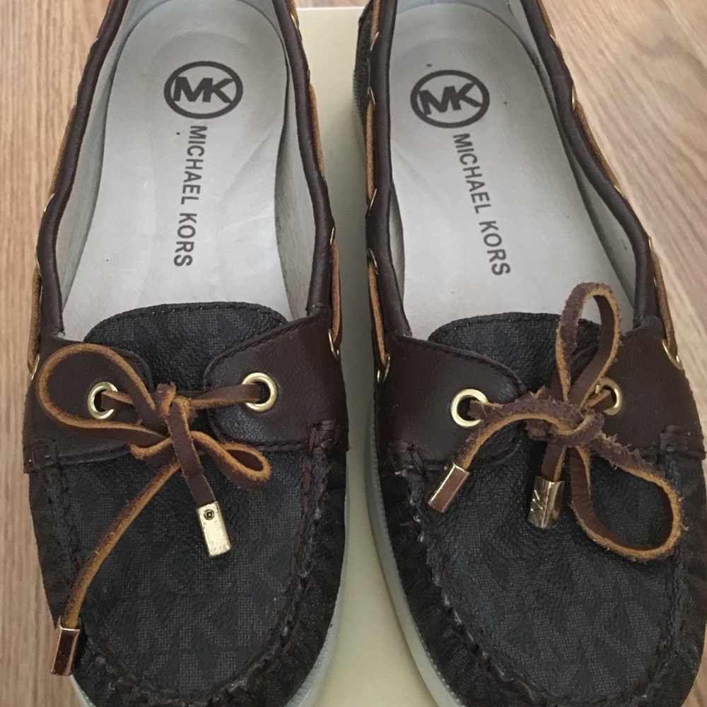 michael kors boat shoes